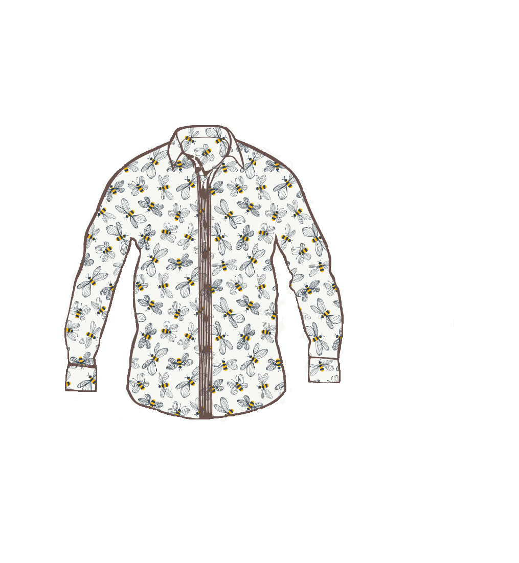 chemise abeilles